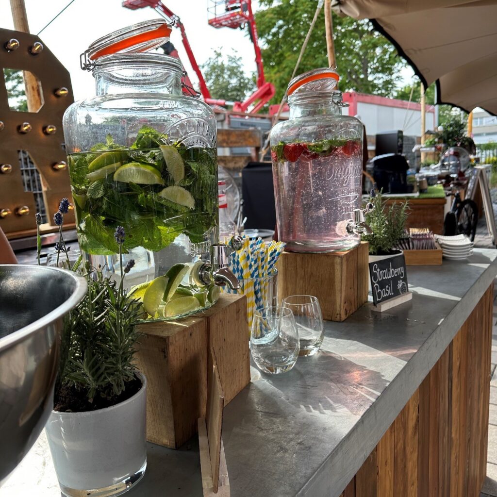 Home made lemonade tent